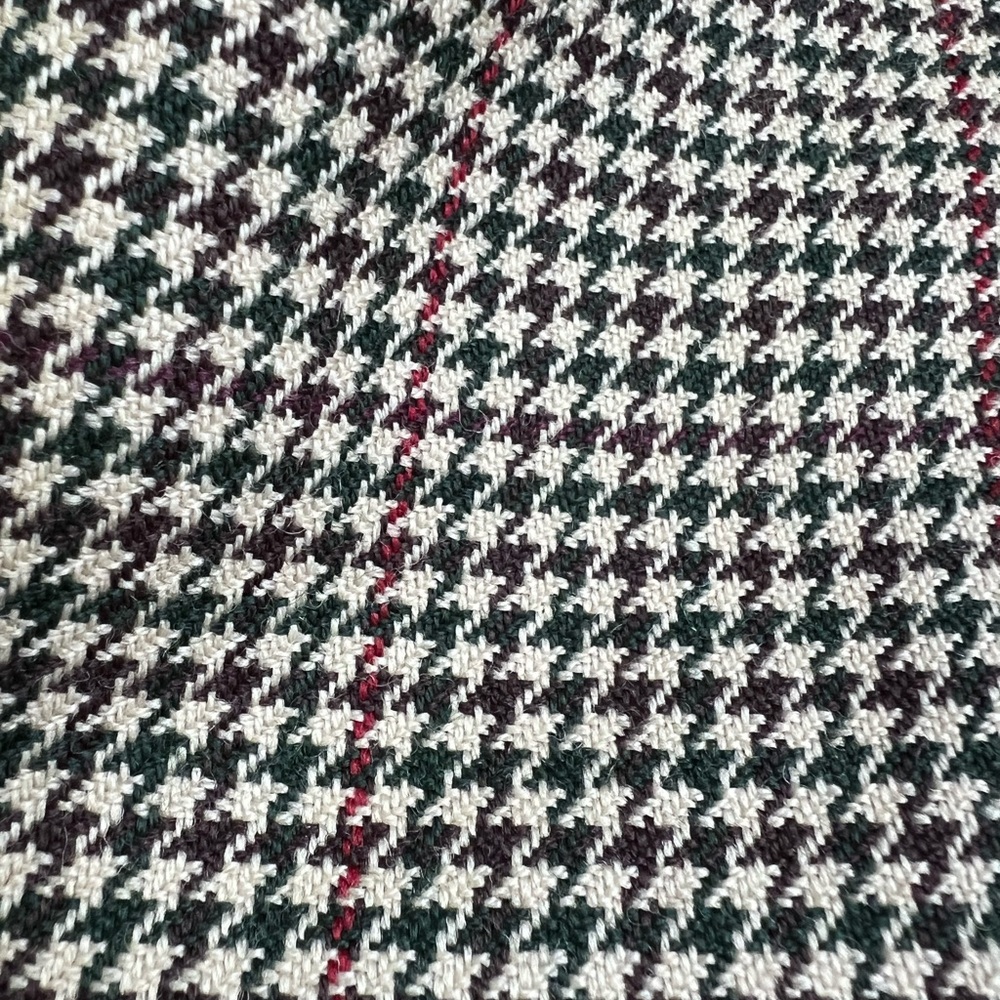 Ann Taylor 100% Wool Houndstooth Blazer Brown 10P - Picture 11 of 11